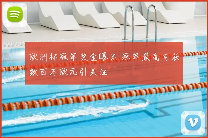 欧洲杯冠军奖金曝光 冠军最高可获数百万欧元引关注